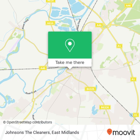 Johnsons The Cleaners map