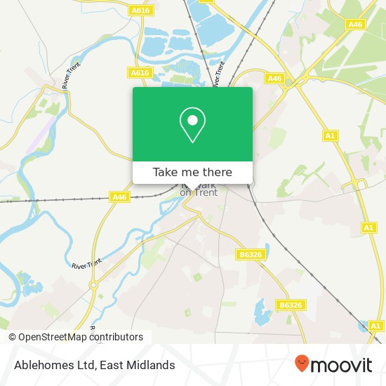 Ablehomes Ltd map