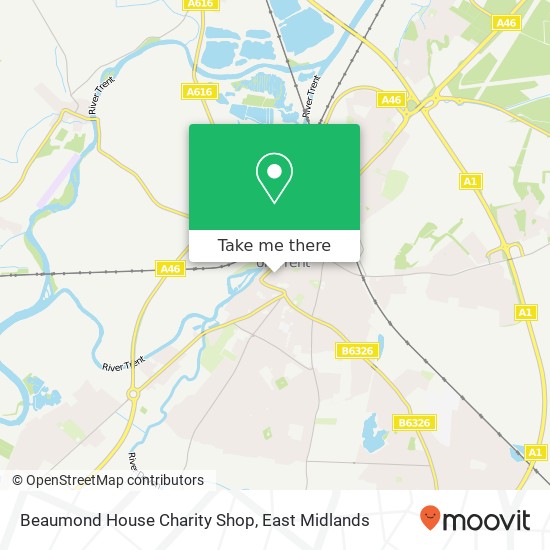 Beaumond House Charity Shop map