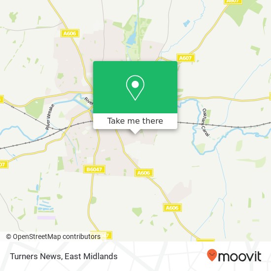 Turners News map