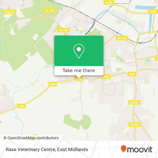 Rase Veterinary Centre map
