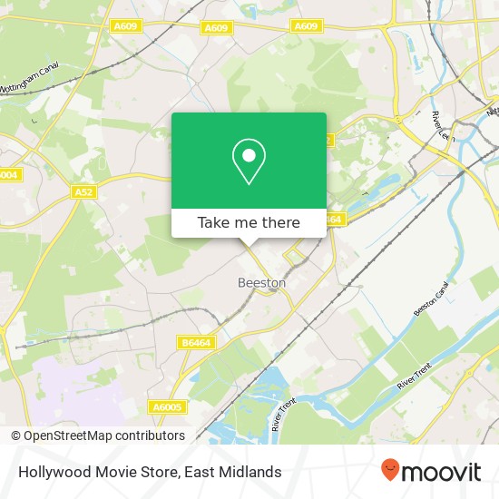 Hollywood Movie Store map