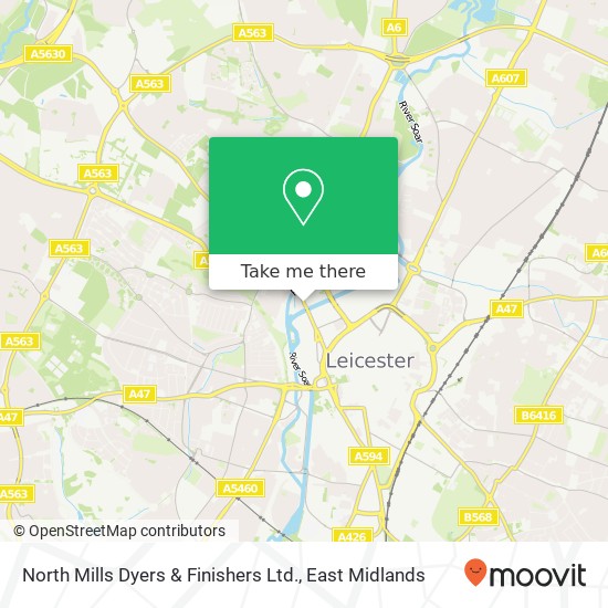 North Mills Dyers & Finishers Ltd. map