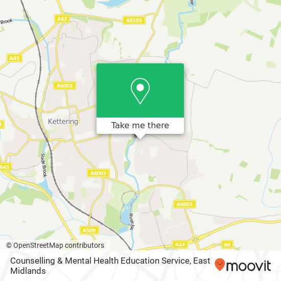 Counselling & Mental Health Education Service map