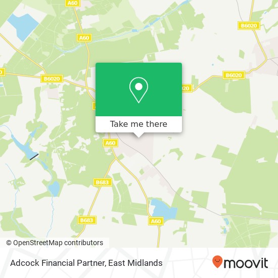 Adcock Financial Partner map