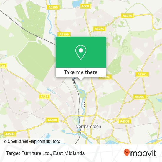 Target Furniture Ltd. map