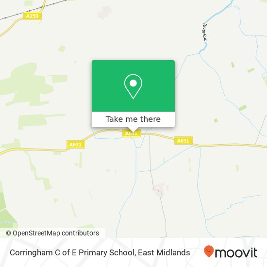 Corringham C of E Primary School map