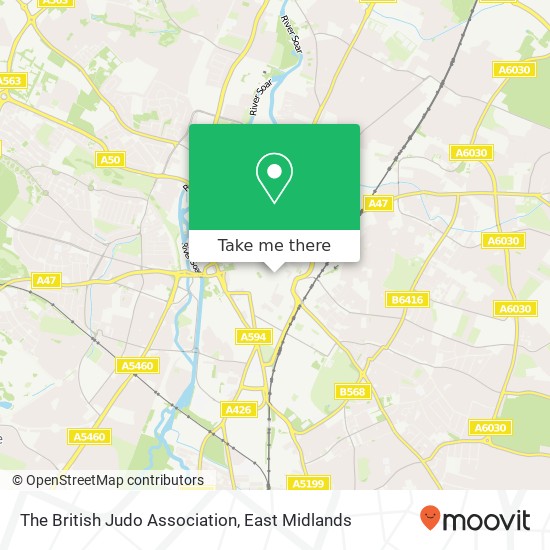 The British Judo Association map