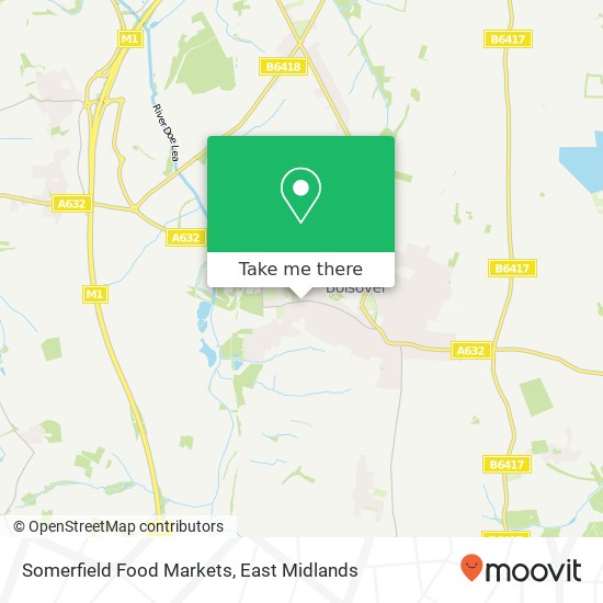 Somerfield Food Markets map