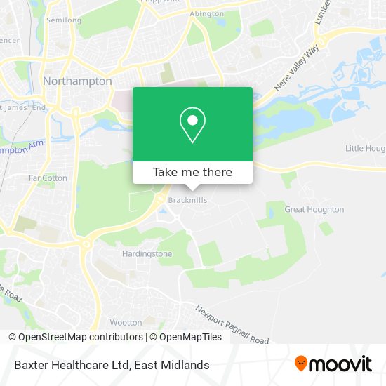 Baxter Healthcare Ltd map