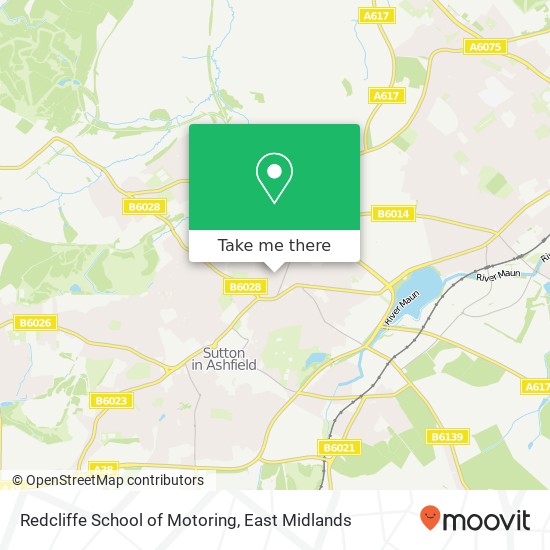 Redcliffe School of Motoring map