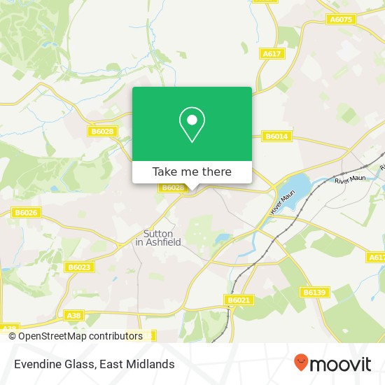 Evendine Glass map