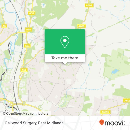 Oakwood Surgery map