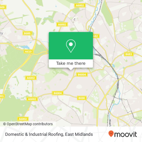 Domestic & Industrial Roofing map