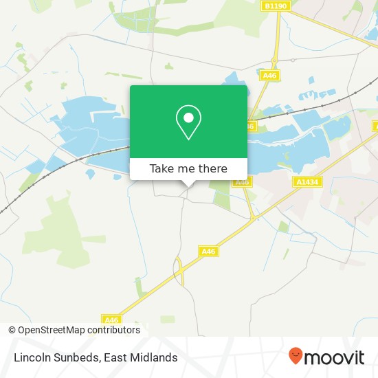 Lincoln Sunbeds map
