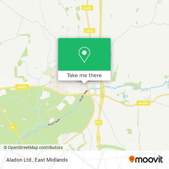 Aladon Ltd. map