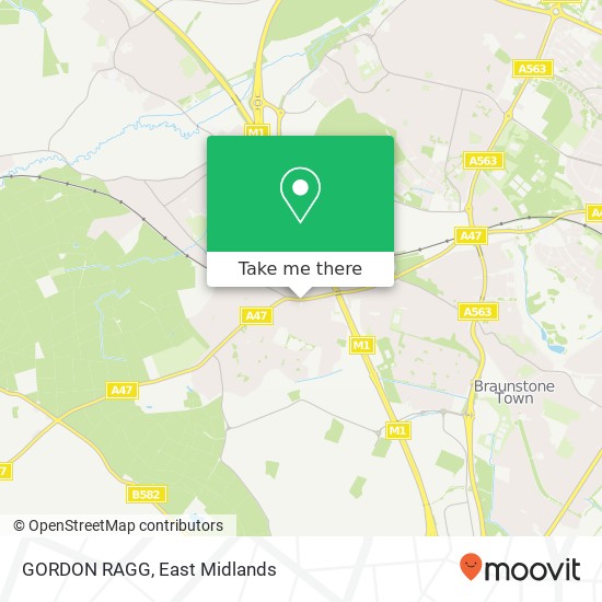 GORDON RAGG map