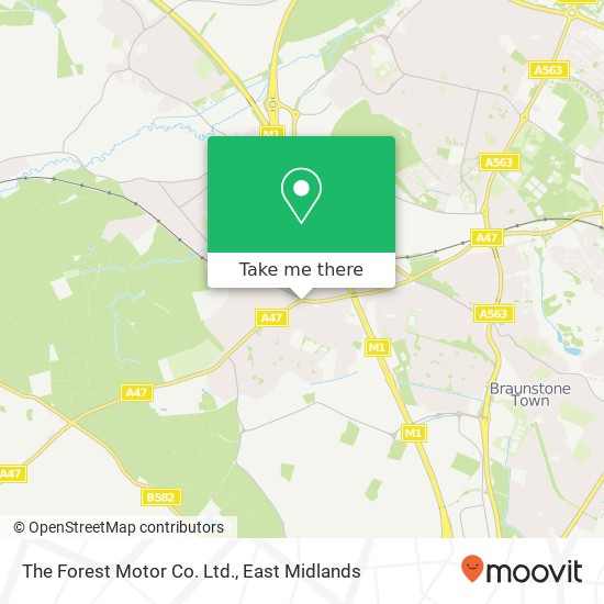 The Forest Motor Co. Ltd. map