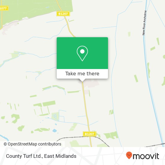 County Turf Ltd. map