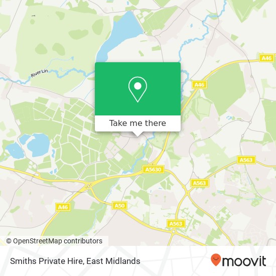 Smiths Private Hire map