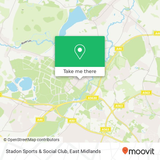 Stadon Sports & Social Club map