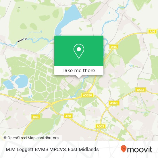 M.M Leggett BVMS MRCVS map