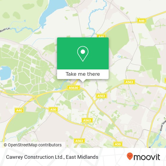Cawrey Construction Ltd. map