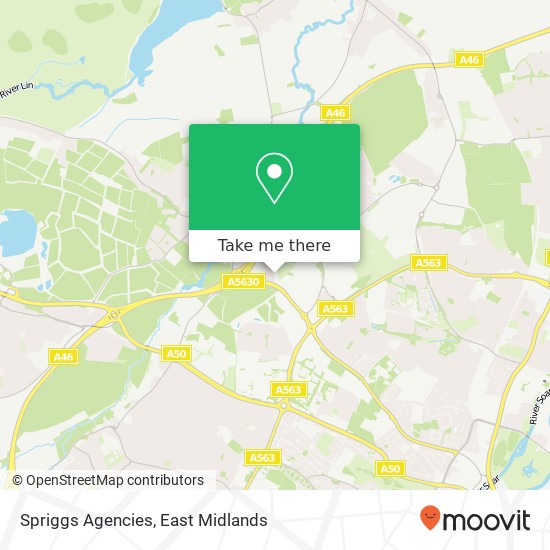 Spriggs Agencies map