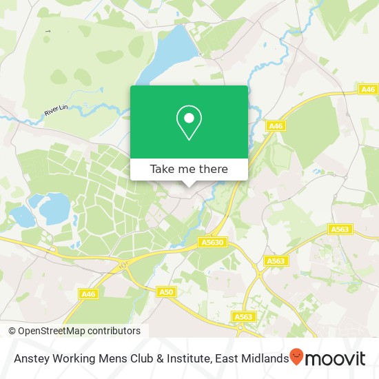 Anstey Working Mens Club & Institute map