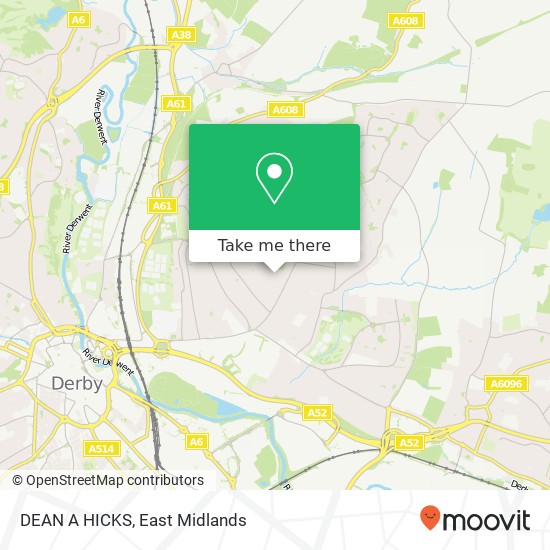 DEAN A HICKS map