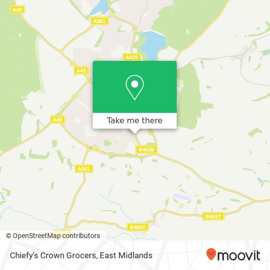 Chiefy's Crown Grocers map