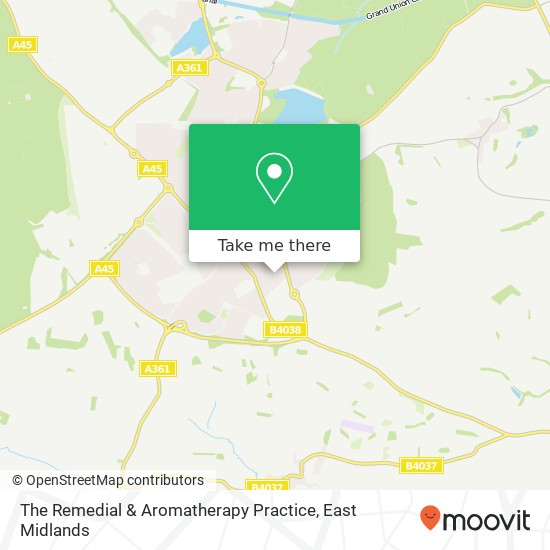 The Remedial & Aromatherapy Practice map