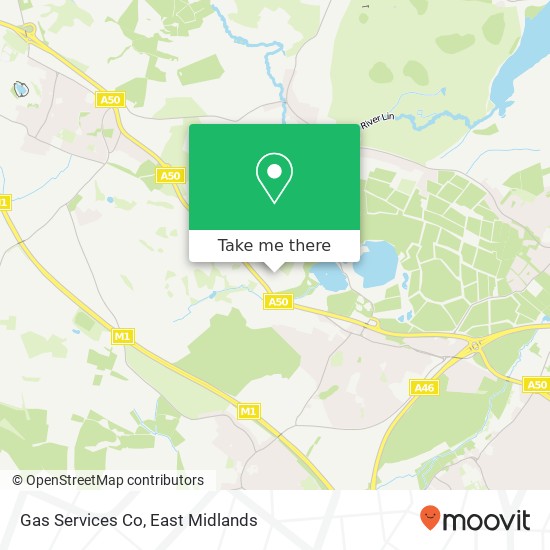 Gas Services Co map
