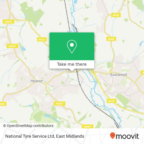 National Tyre Service Ltd map