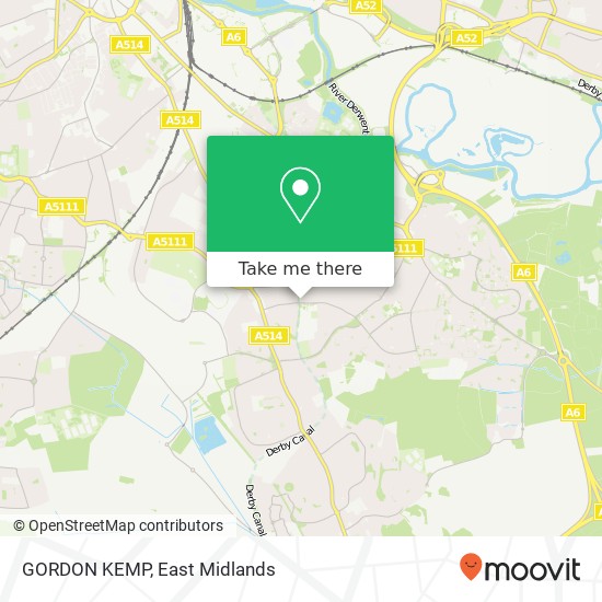 GORDON KEMP map