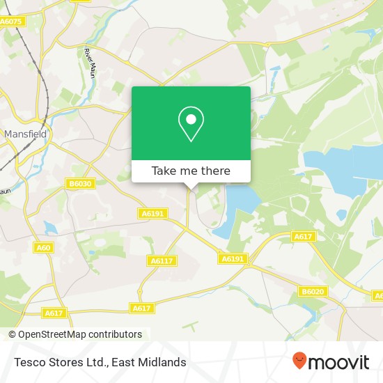 Tesco Stores Ltd. map