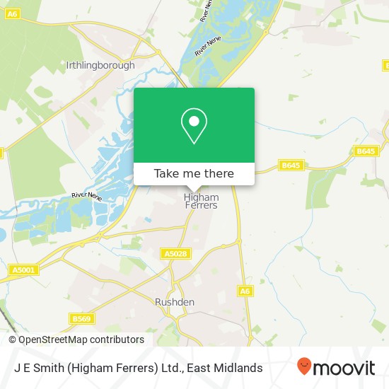 J E Smith (Higham Ferrers) Ltd. map