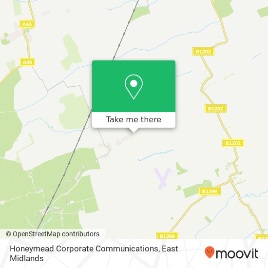 Honeymead Corporate Communications map