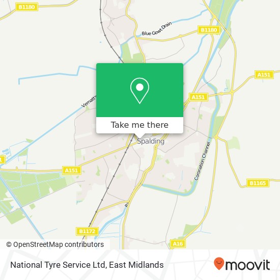 National Tyre Service Ltd map