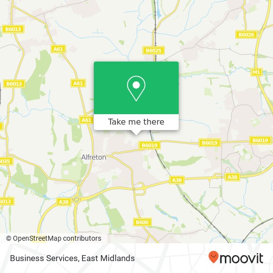 Business Services map