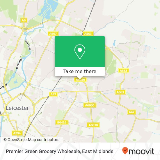 Premier Green Grocery Wholesale map