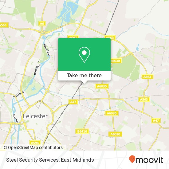 Steel Security Services map