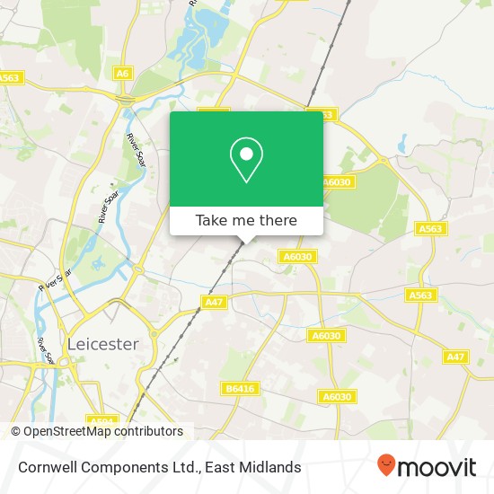 Cornwell Components Ltd. map