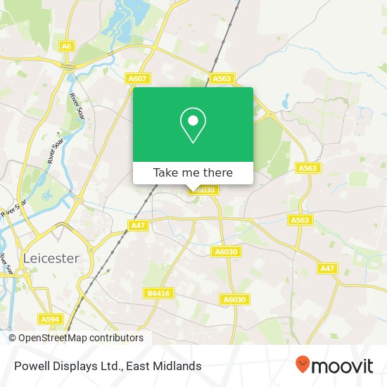 Powell Displays Ltd. map