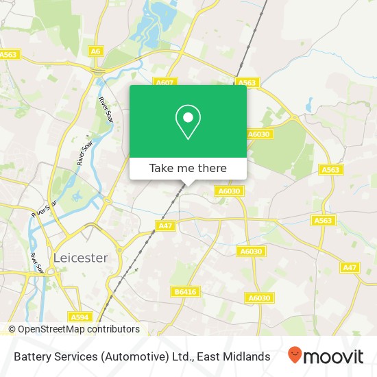 Battery Services (Automotive) Ltd. map