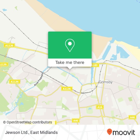 Jewson Ltd. map