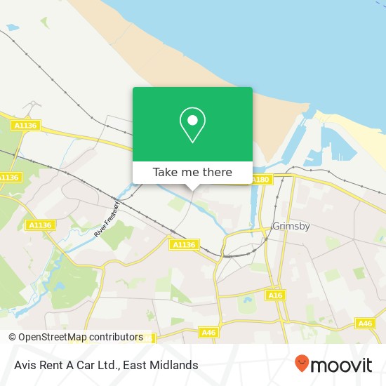 Avis Rent A Car Ltd. map