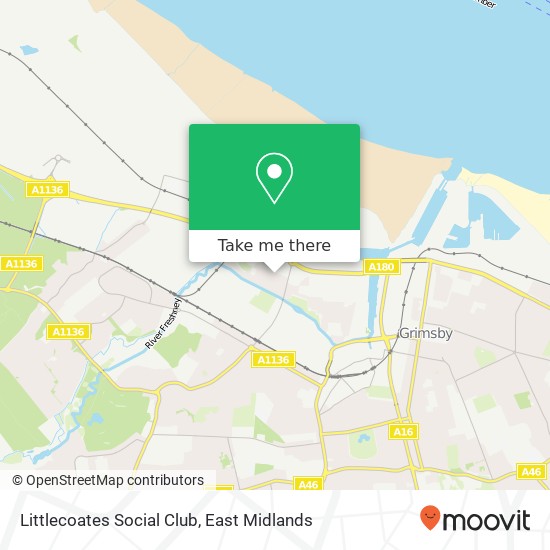 Littlecoates Social Club map