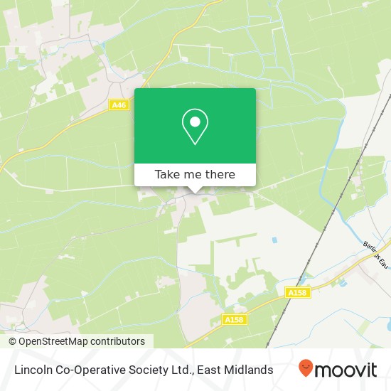 Lincoln Co-Operative Society Ltd. map