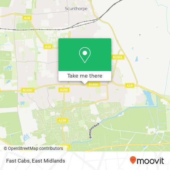 Fast Cabs map